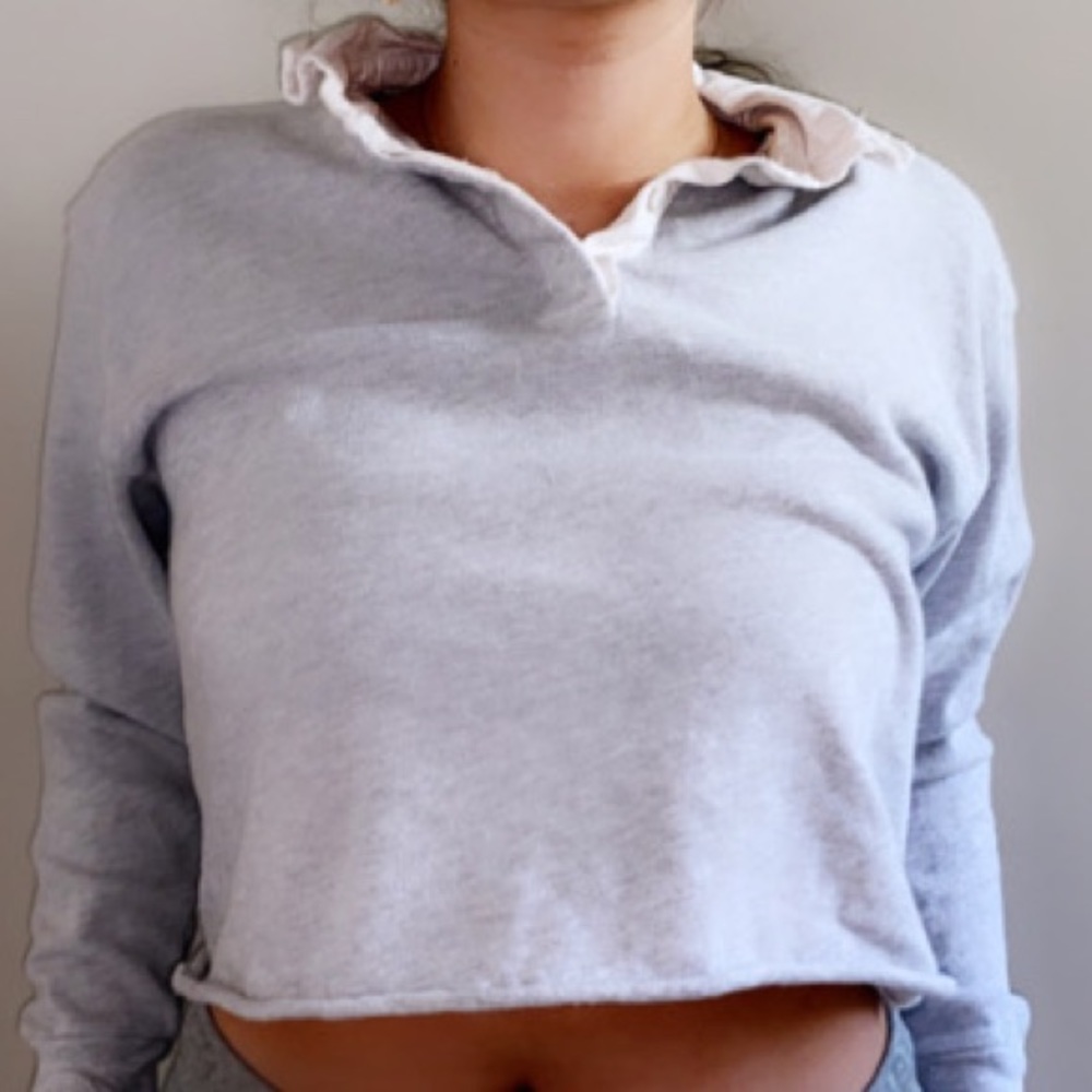 Brandy Melville Long-sleeve collard shirt